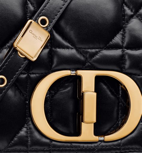 dior caro m calfskin|Medium Dior Caro Bag Black Cannage Supple Calfskin and .